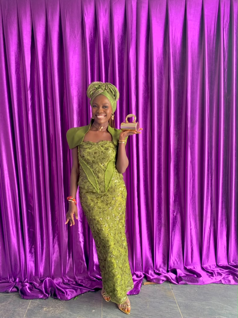 Emerald Lace Aso Ebi — TimLiz Luxe aso ebi outfit
